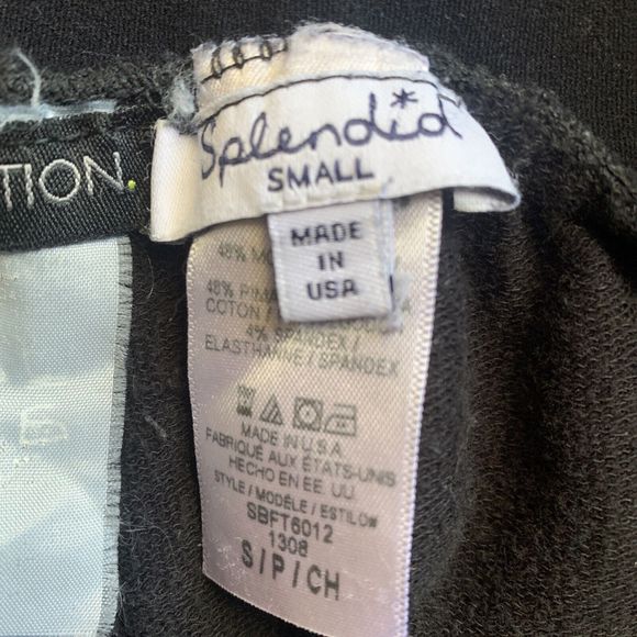 Splendid Full Panel Black Maternity Pants Leggings Size Small - soft and comfy - Picture 5 of 11